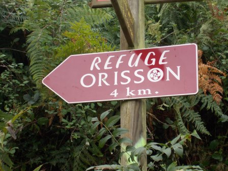 sign Refuge Orisson