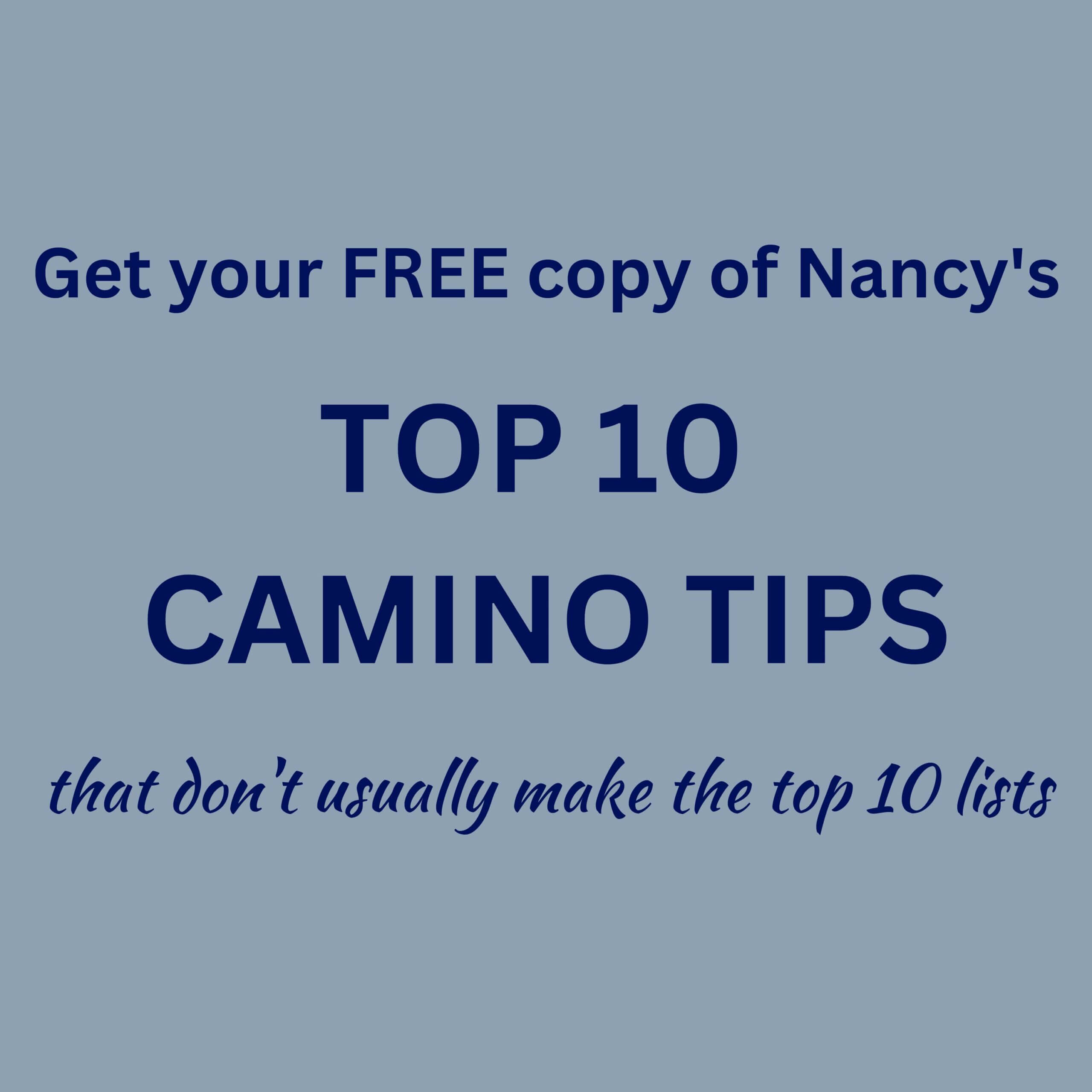 Top 10 Camino Tips